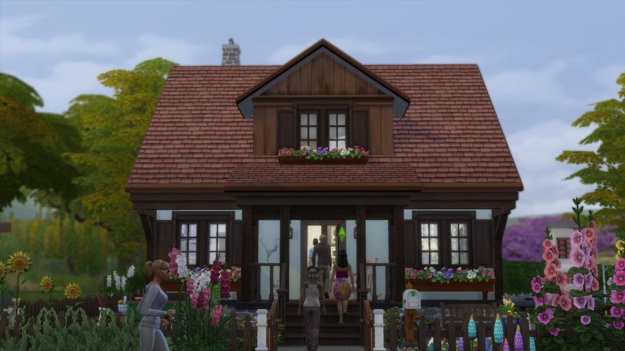 Коттедж в цветах