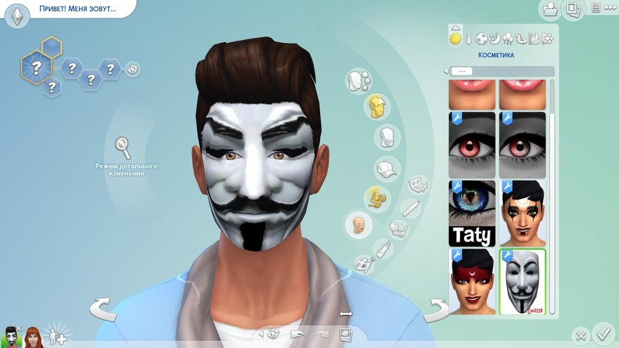 Маска анонимуса от Emil228