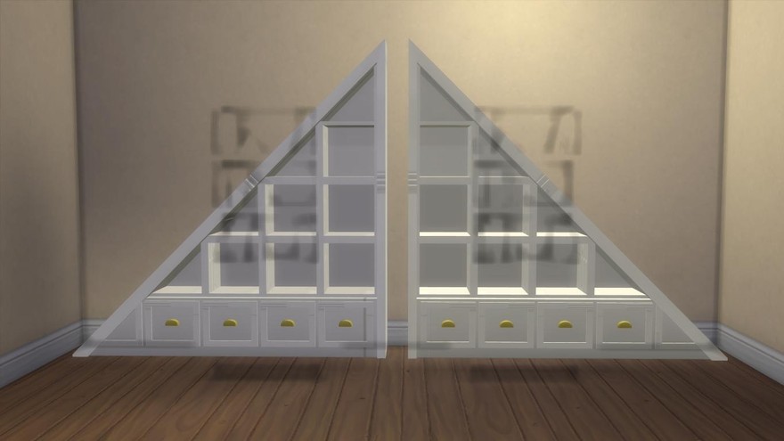 Книжная полка Under Stairs Bookshelf