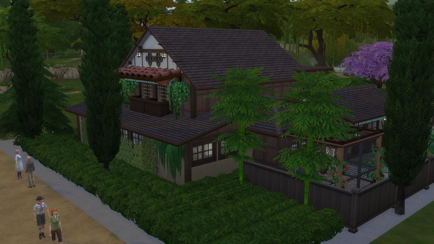 Дом Korean от Pralinesims