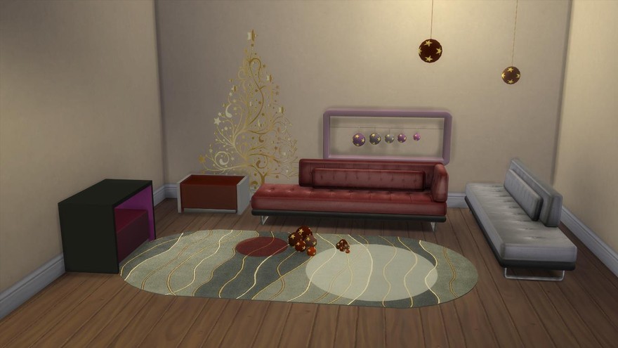 Мебель Yibas christmas от jomsims