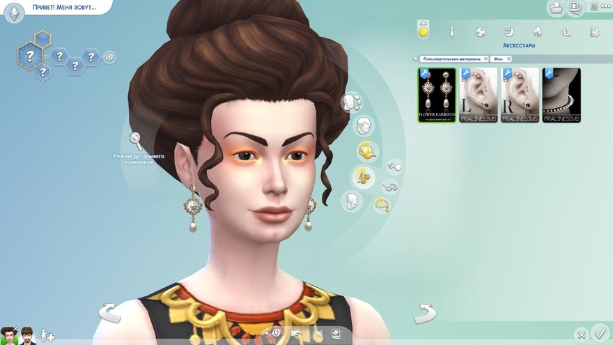 Серьги с жемчугом от S-Club