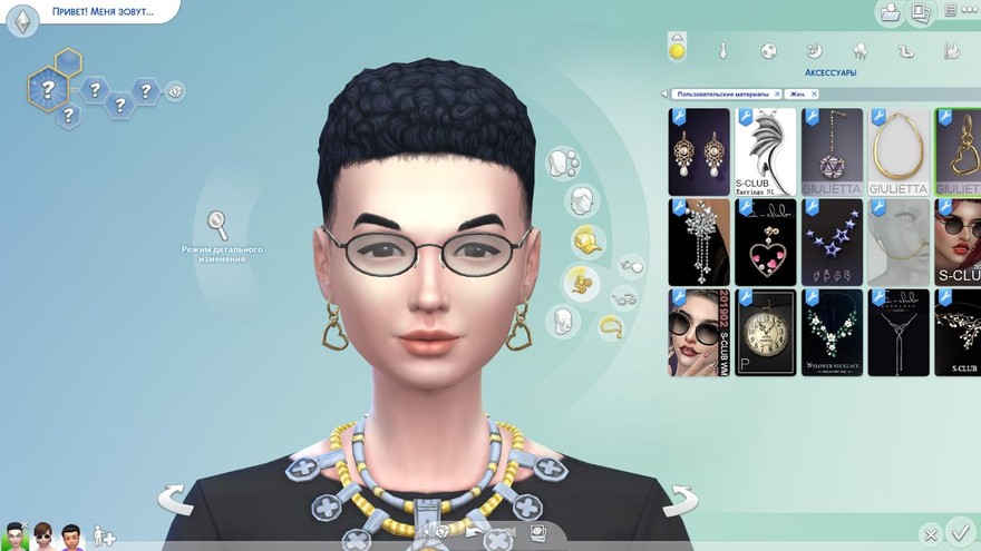 Серьги Little Heart Drop Earrings