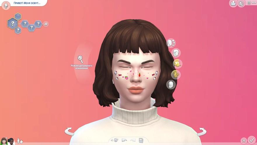 Стикеры для лица face stickers