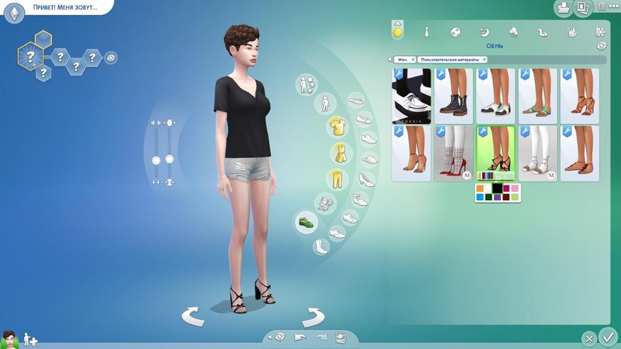 Босоножки Satin Sandals With Bows 01