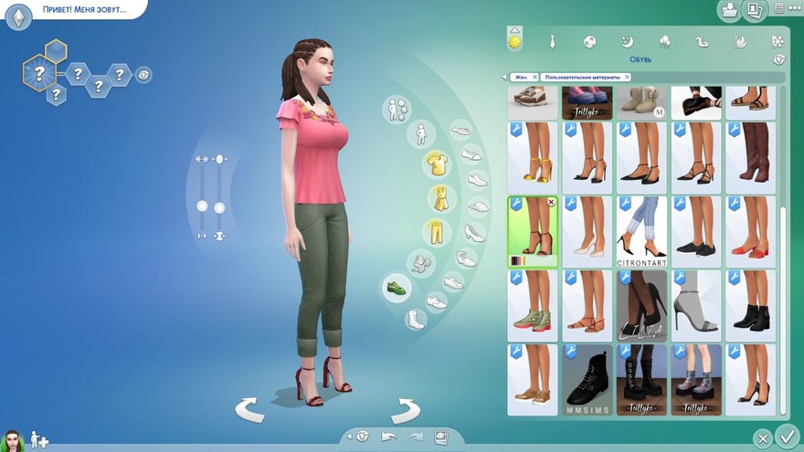 Босоножки SAINT LAURENT AMBER SANDALS