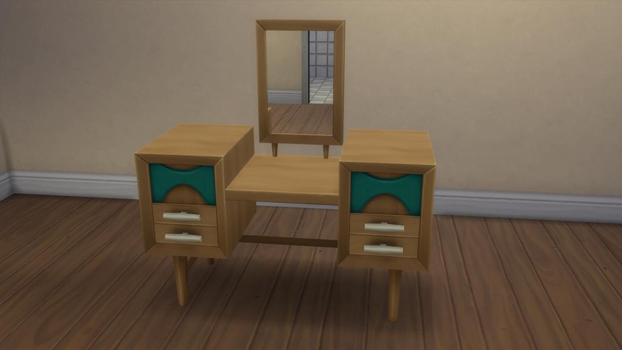 Туалетный столик Mid-Century Vanity and Stool