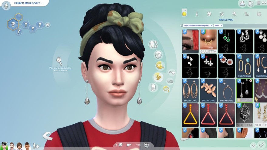 Серьги Baroque pearl chain drop earrings