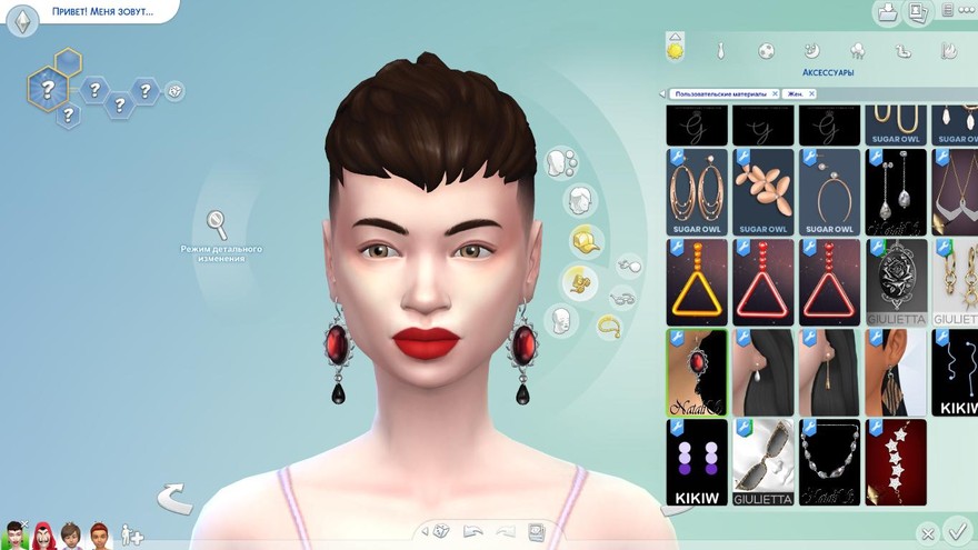 Современные викторианские готические серьги с кабошоном