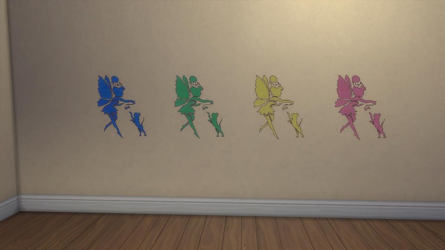 Настенные рисунки MB-HappyWall_Fairies