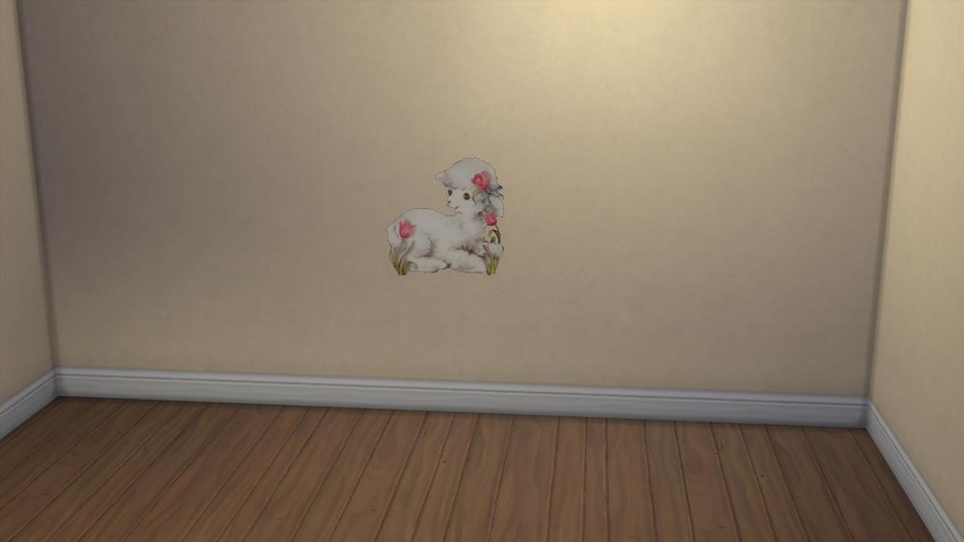 Настенные рисунки MB-HappyWall_BabyLamb