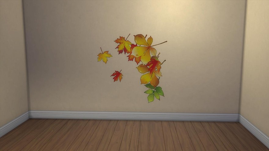 Настенный рисунок MB-HappyWall_Leaves
