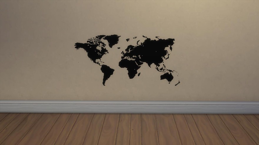 Рисунок на стену MB-HappyWall_GlobalMap