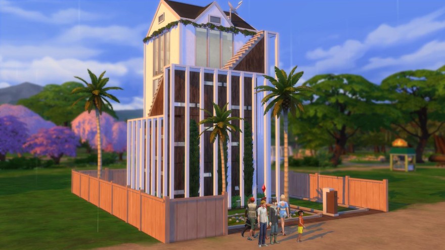 Дом скульптур в стиле модерн-Ретро