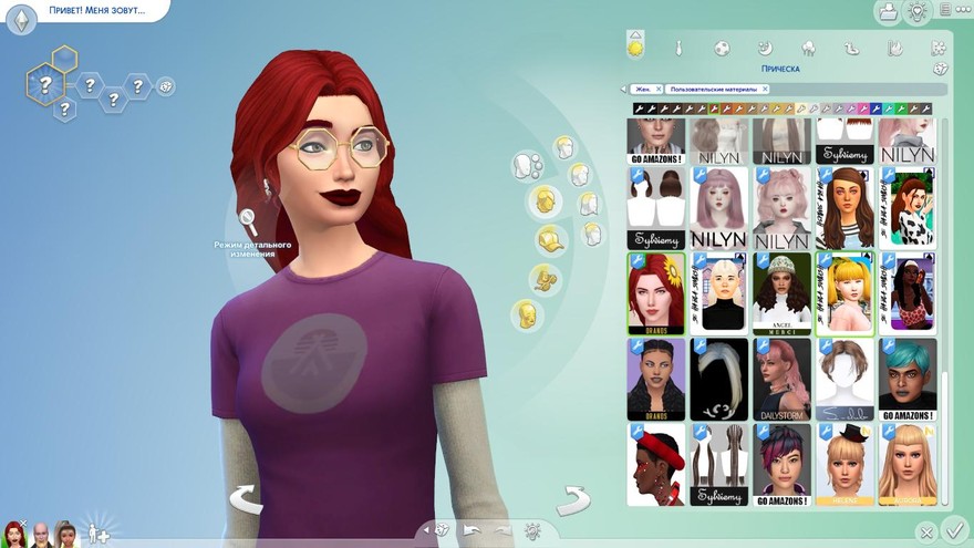 Прическа Leona