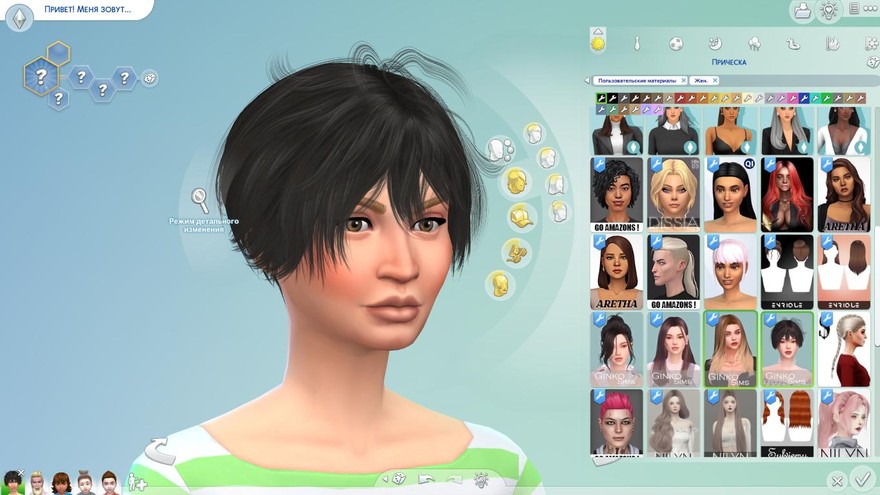 Женские волосы g73