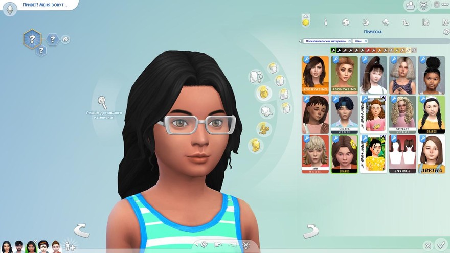 Прическа Leona