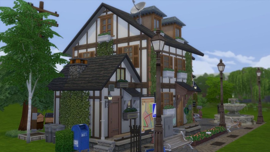 Немецкий дом Half Timbered